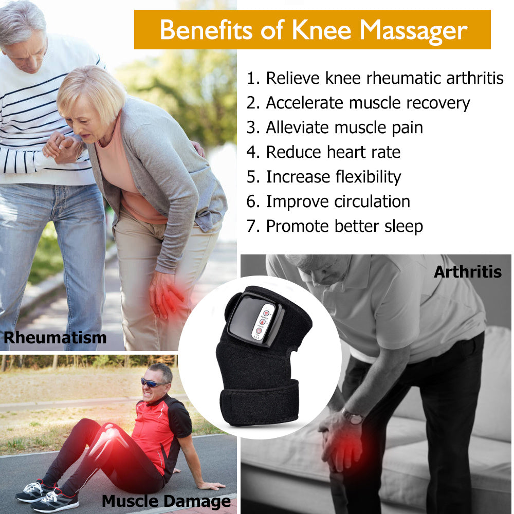 Infrared Heating Knee & Elbow Massager – Vibration Therapy